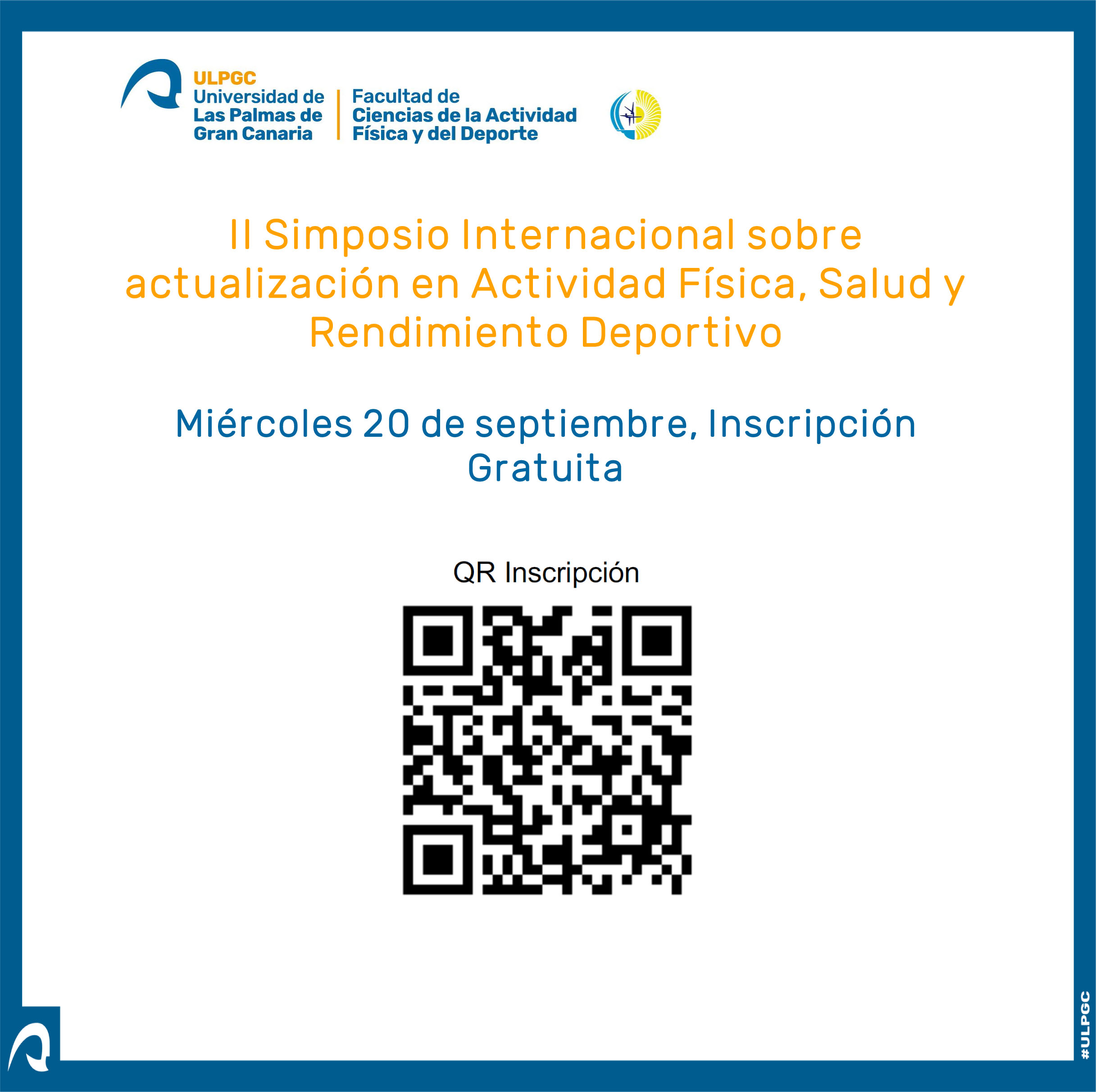 II Simposio Internacional sobre actualización en actividad física, salud y rendimiento deportivo